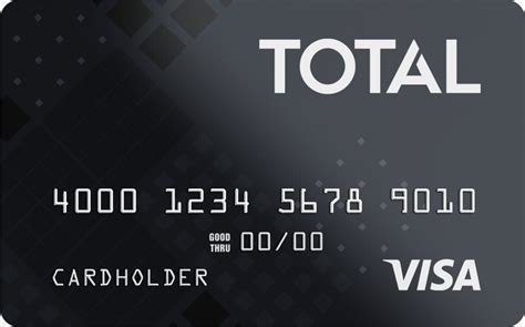Total Visa® Card: $300 Starting Credit Limit .